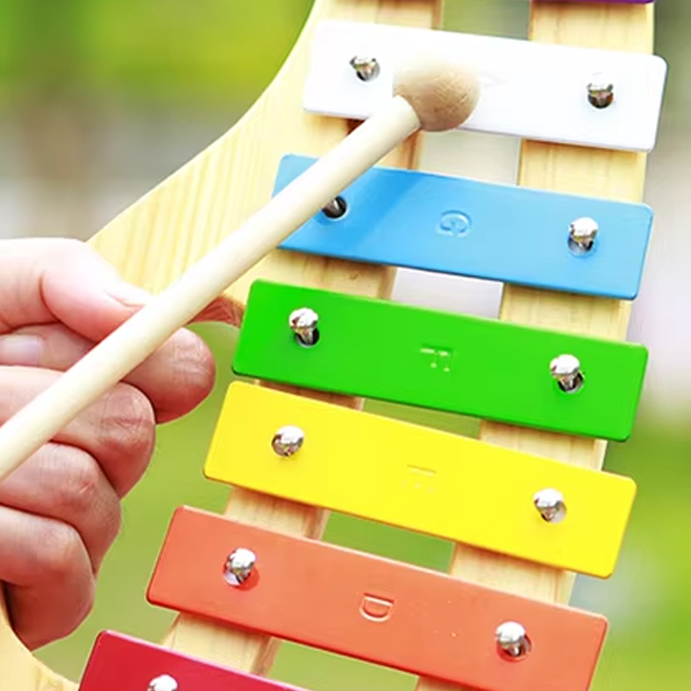 Musical Instrument Glockenspiel - Xylophone Orff à 8 Notes, Instrument