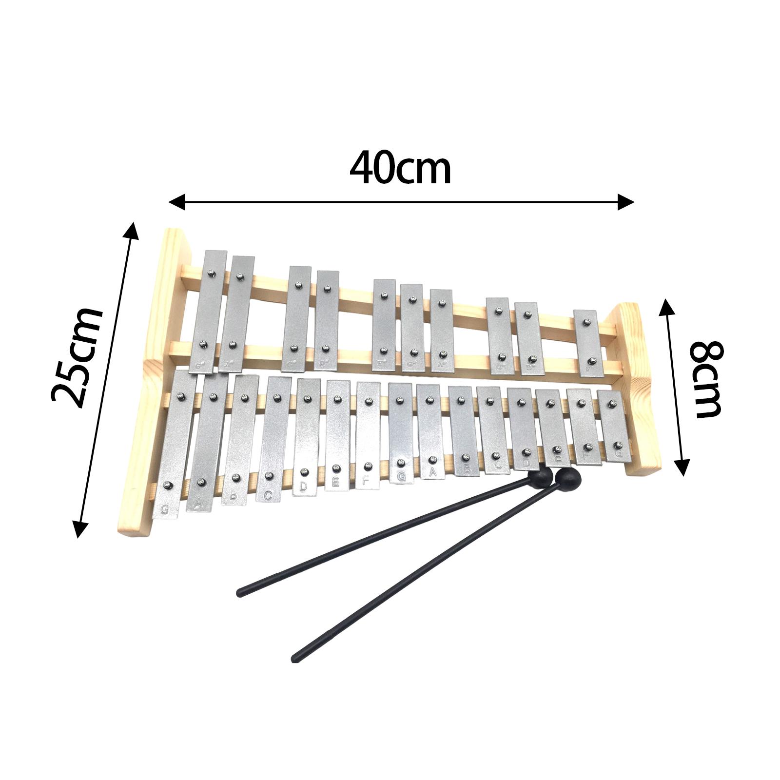 Musical Instrument Glockenspiel - Xylophone Glockenspiel à 25 notes avec