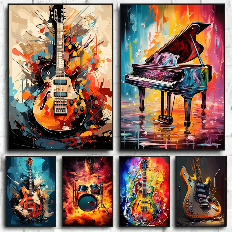Affiches et impressions sur to - Musical Instrument Poster avis et prix
