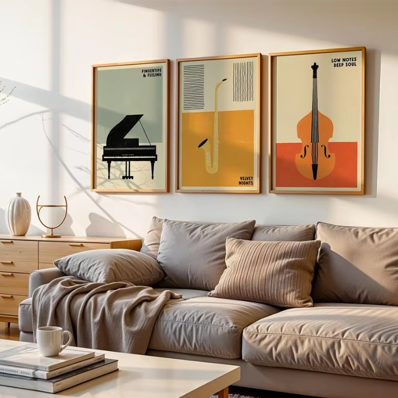 Affiche d'instrument de musiqu - Musical Instrument Poster avis et prix