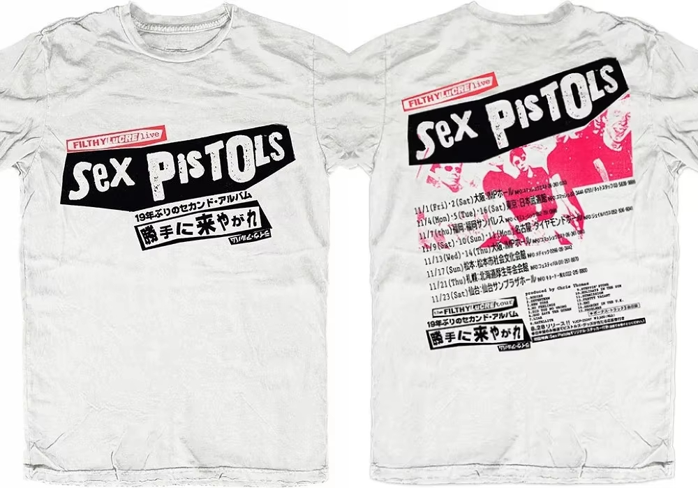 T-shirt unisexe avec impressio - Musical Instrument Poster avis et prix